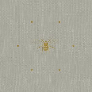 Bee Ochre Roman Blind