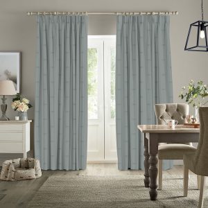 Dragonfly Teal Curtain