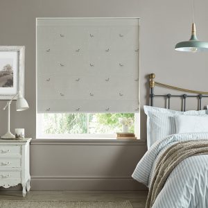 Hare  Dove Roman Blind