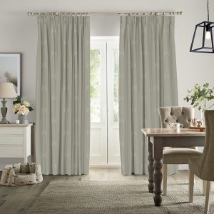 Boxing Hares Dove Curtain