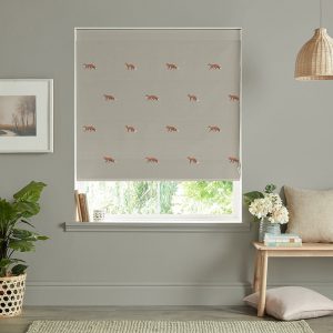 Foxes Soft Linen Roman Blind