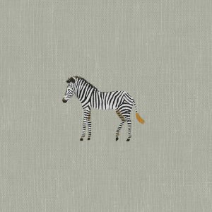 Zebra Linen Curtain