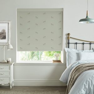 Zebra Sage Grey Roller Blinds