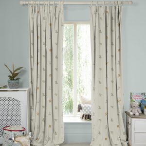 Bears Linen Curtain