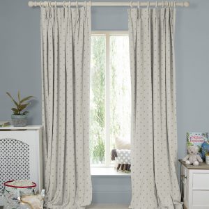 Hearts Duckegg Curtain