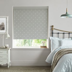 Hearts Grey Roller Blinds