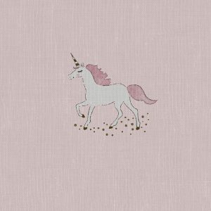 Unicorn Soft Pink Curtain