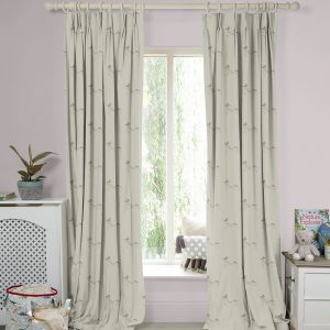 Fairground Ponies Gold Curtain