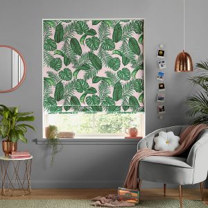 Dominica Pink Roman Blind