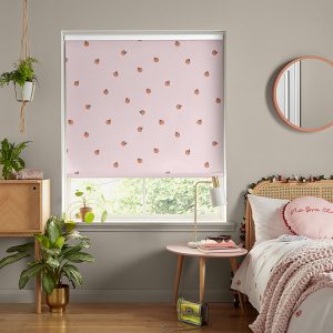 Peachy Pink Roller Blinds