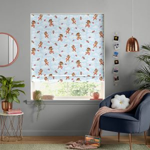 Cherubs Sky Roman Blind