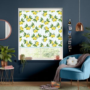 Summer Lemon Sky Roller Blinds