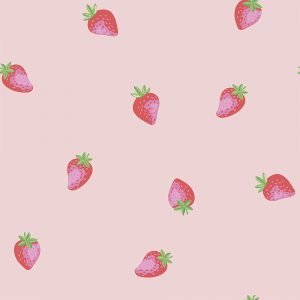 Strawberry Pink Curtain