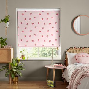 Strawberry Pink Roller Blinds