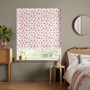 Cherrys Pink Roman Blind