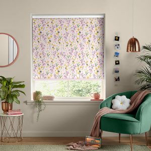 Pretty Prairie Pink Roller Blinds