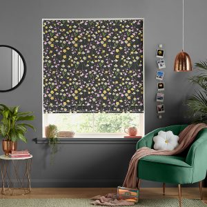 Pretty Prairie Dark Roman Blind