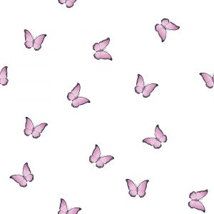 Butterfly Pink Curtain