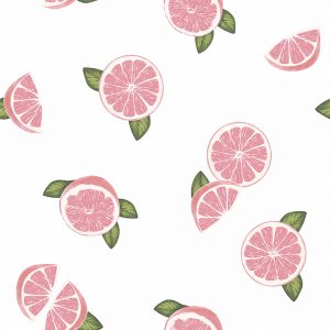 Grapefruit Pink Curtain