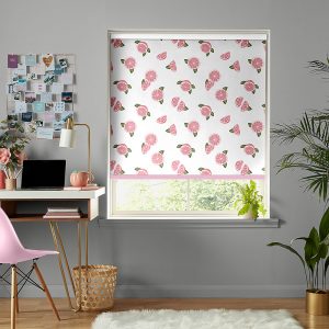 Grapefruit Pink Roller Blinds