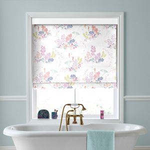 Underwater White Roman Blind