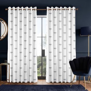 Dragonfly White Curtain