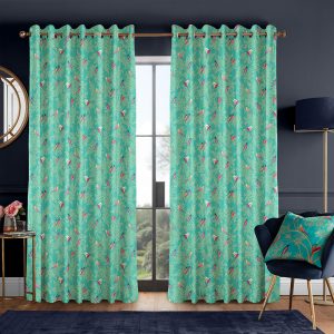 Green Birds  Curtain