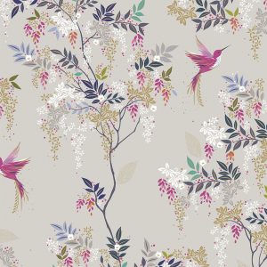 Hummingbird Oyster Roman Blind