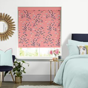 Butterflies & Trellis Peach Roller Blinds