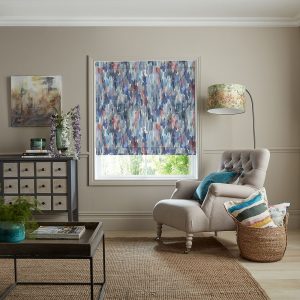 Azima Cobalt Roman Blind