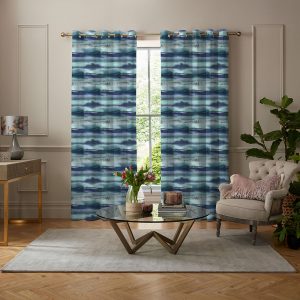 Fjord Cobalt Curtain