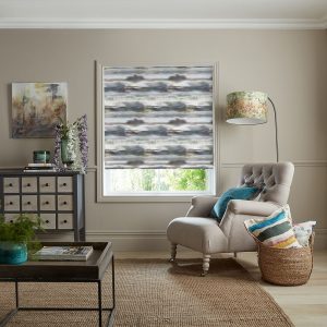 Fjord Slate Roman Blind