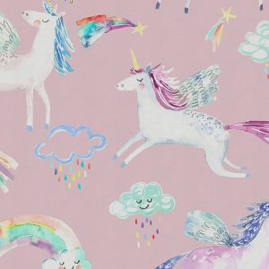 Unicorn Dance Blossom Roman Blind