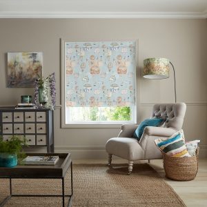 Up and Away Cloud Roman Blind