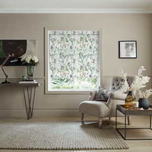 Cirsiun Damson Linen Roller Blinds