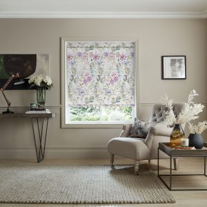 Edenmuir Raspberry Roller Blinds