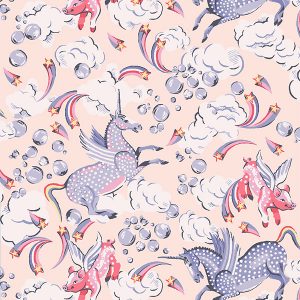 Unicorn Pink Curtain