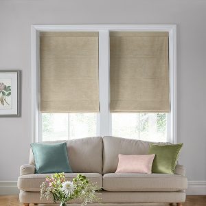 Whinfell Gold Roman Blind