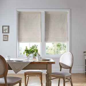 Easton Silver Roman Blind