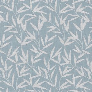 Willow Leaf Chenille Pale Seaspray Curtain