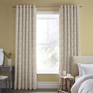 Libby Floral Buttercup Curtain