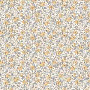 Libby Floral Buttercup Roman Blind