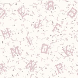 A'hoy Alphabet Blush Curtain