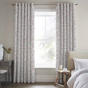 Blossoms Coral Curtain