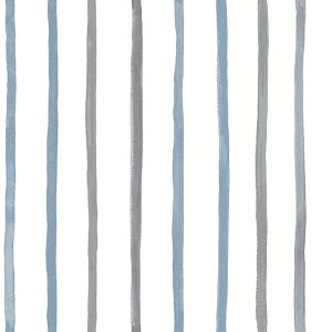 Painterly Stripe River Curtain