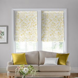 Aria Ochre Roman Blind