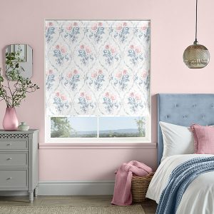 Scarborough Fair Blush Roman Blind