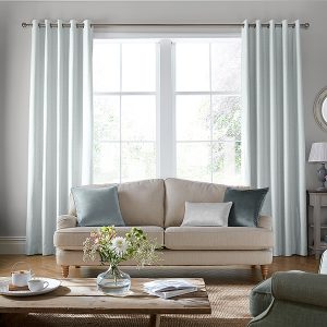 Sycamore Pale Seaspray Curtain