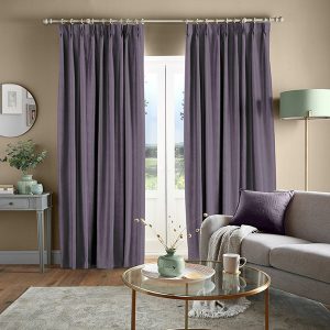 Swanson Dark Sugared Violet Curtain