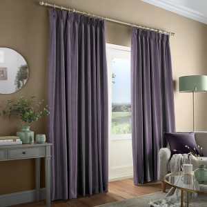 Swanson Dark Sugared Violet Curtain